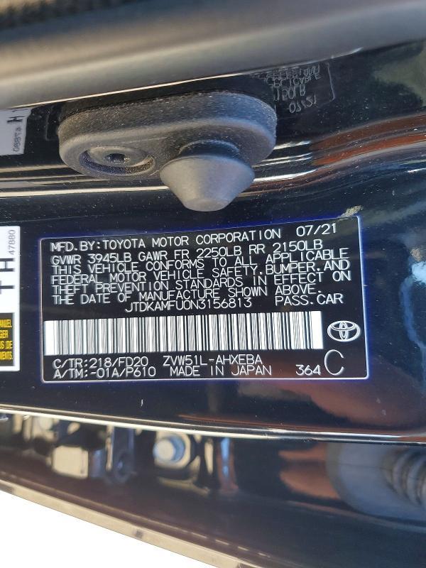 2022 Toyota Prius le