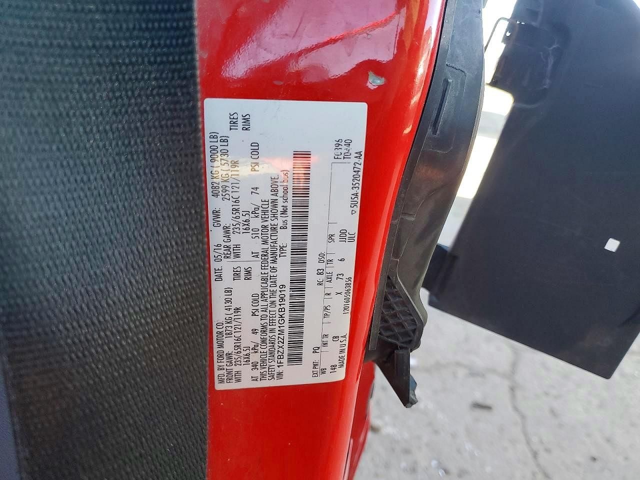 2016 Ford Transit T-350