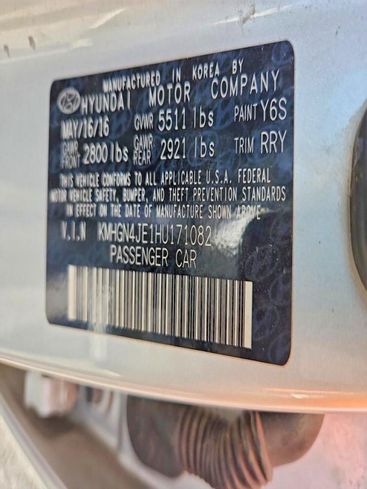 2017 Genesis G80 3.8