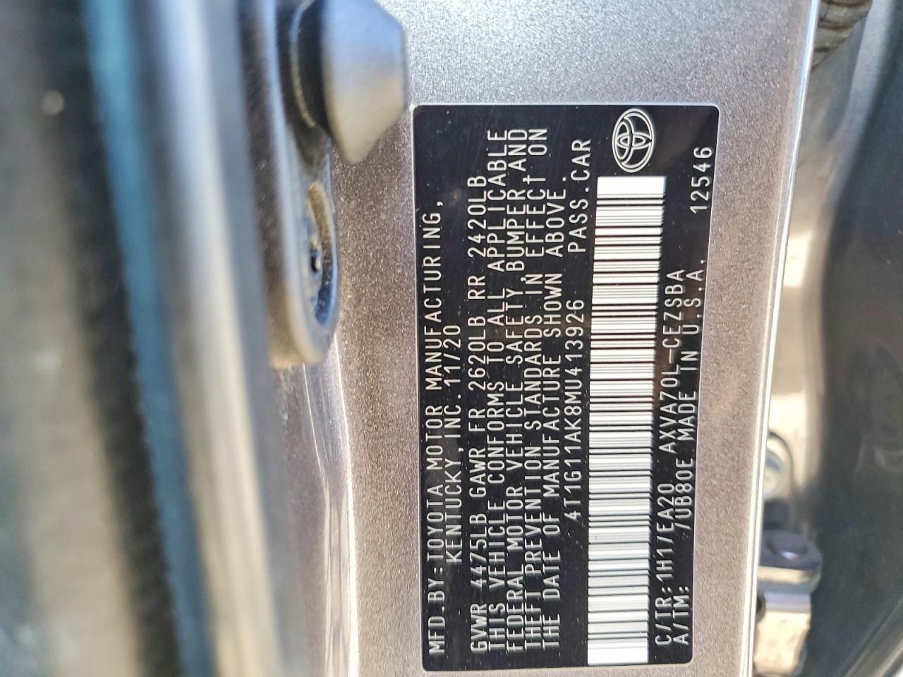 2021 Toyota Camry se