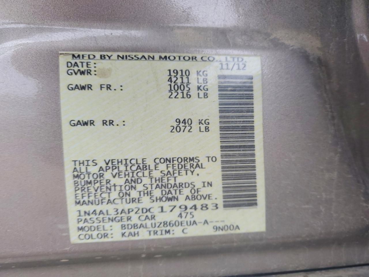 2013 Nissan Altima 2.5