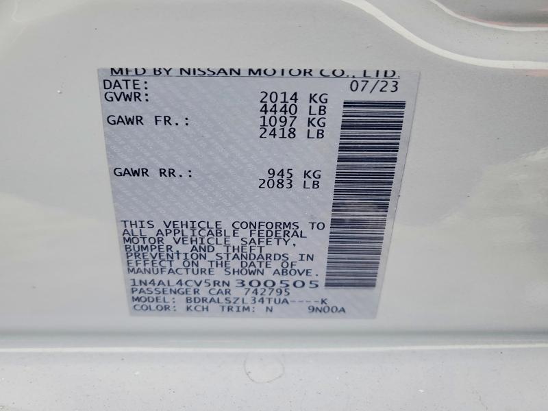 2024 Nissan Altima 2.0 sr