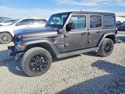 Jeep Wrangler salvage cars for sale: 2022 Jeep Wrangler Unlimited Sahara 4XE