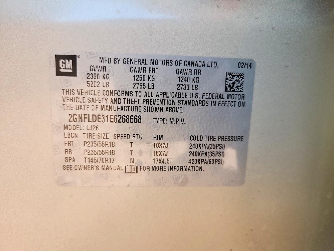 2014 Chevrolet Equinox ltz