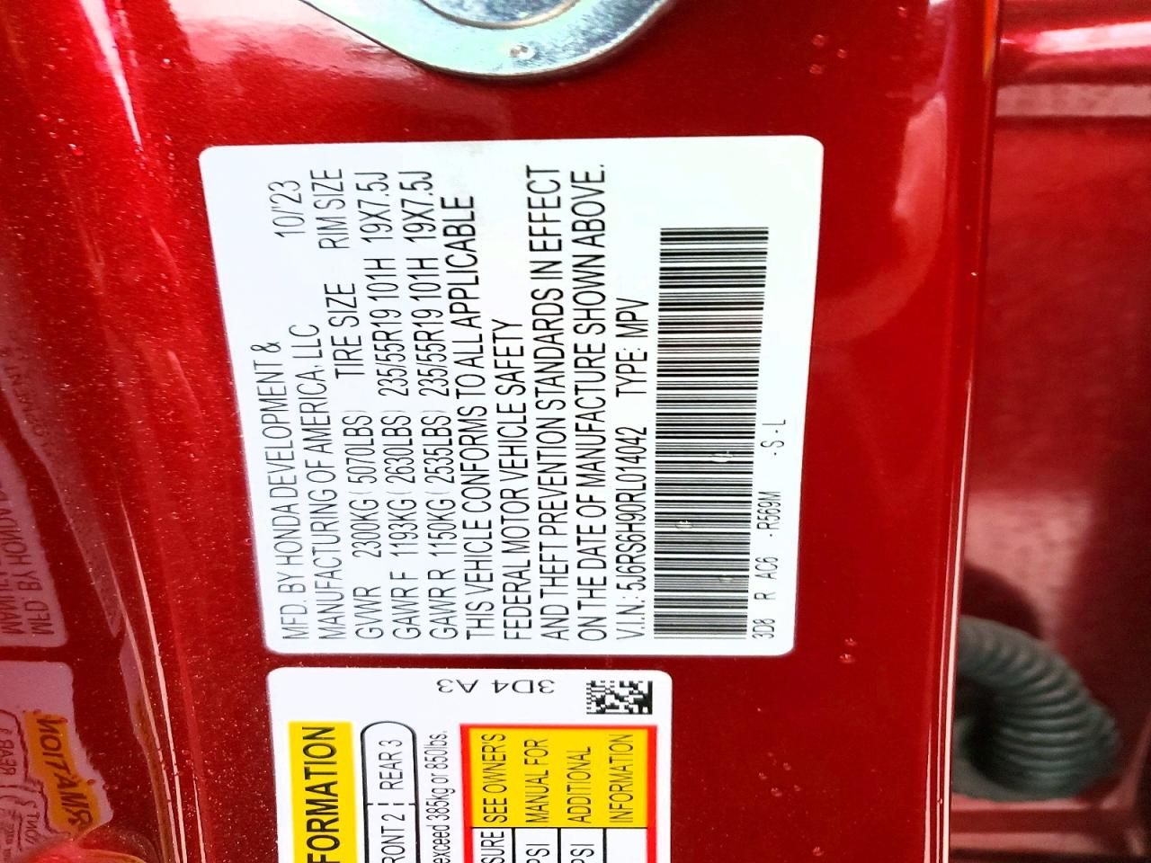 2024 Honda Cr-v Sport Touring