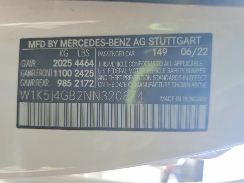 2022 Mercedes-Benz Cla 250