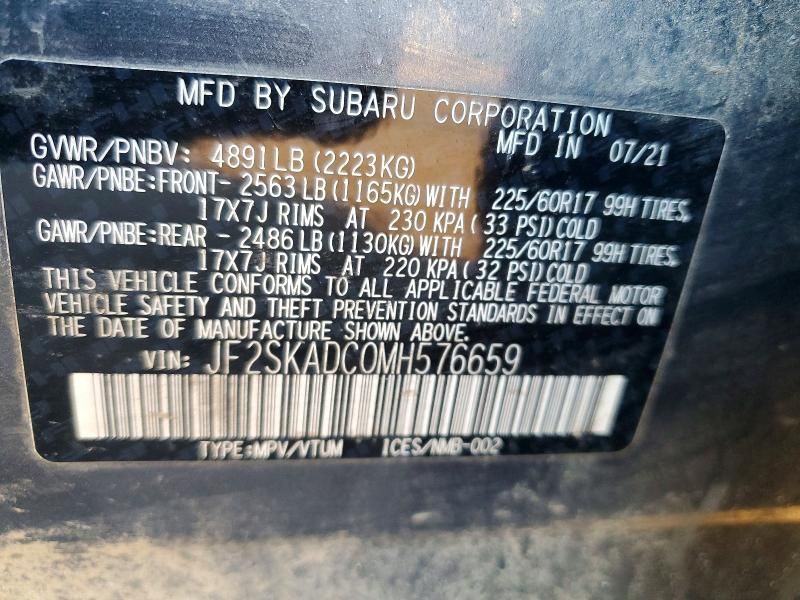 2021 Subaru Forester