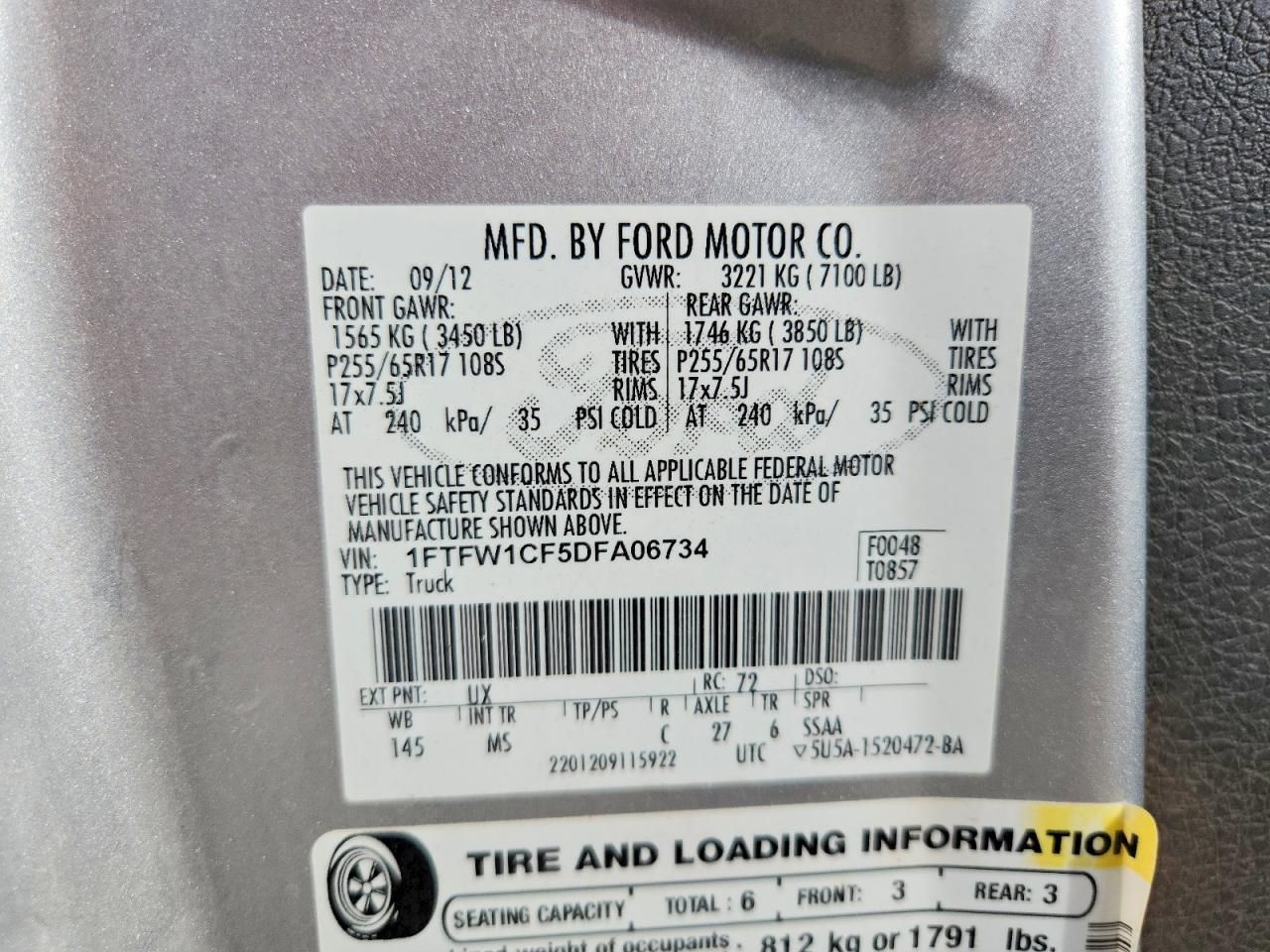 2013 Ford F150 Supercrew