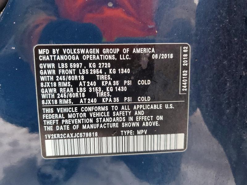 2018 Volkswagen Atlas se