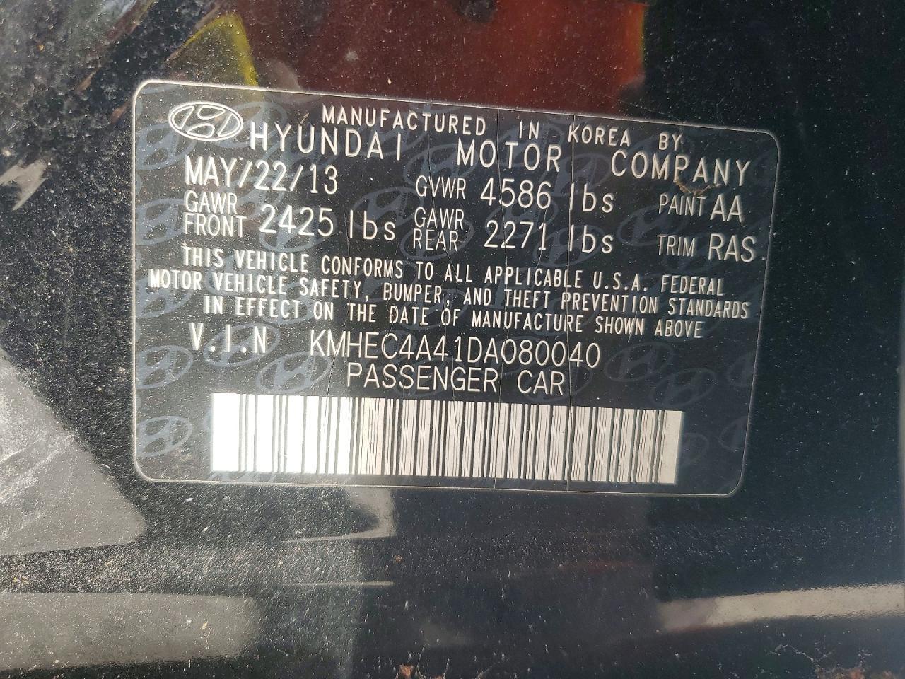 2013 Hyundai Sonata Hybrid