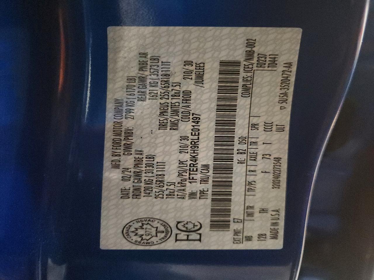 2024 Ford Ranger Lariat