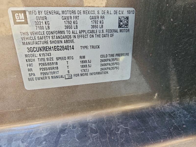 2014 Chevrolet Silverado K1500 lt