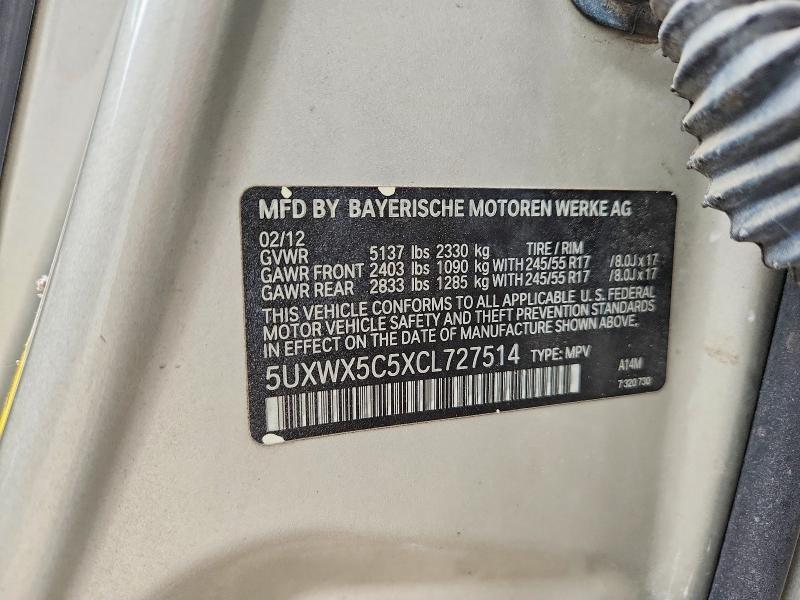 2012 BMW X3 Xdrive28i