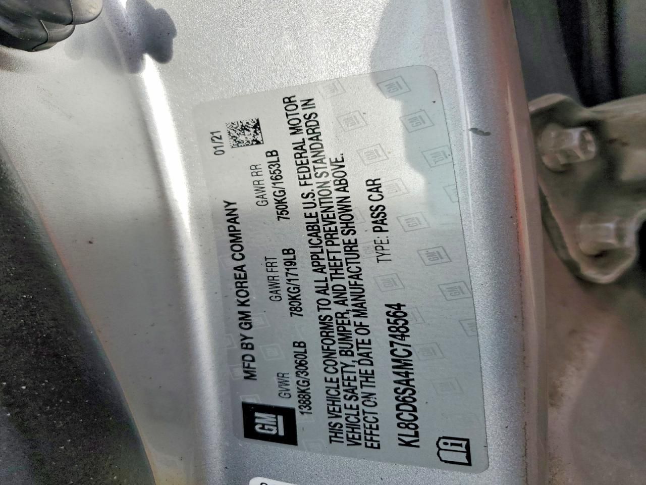 2021 Chevrolet Spark 1LT