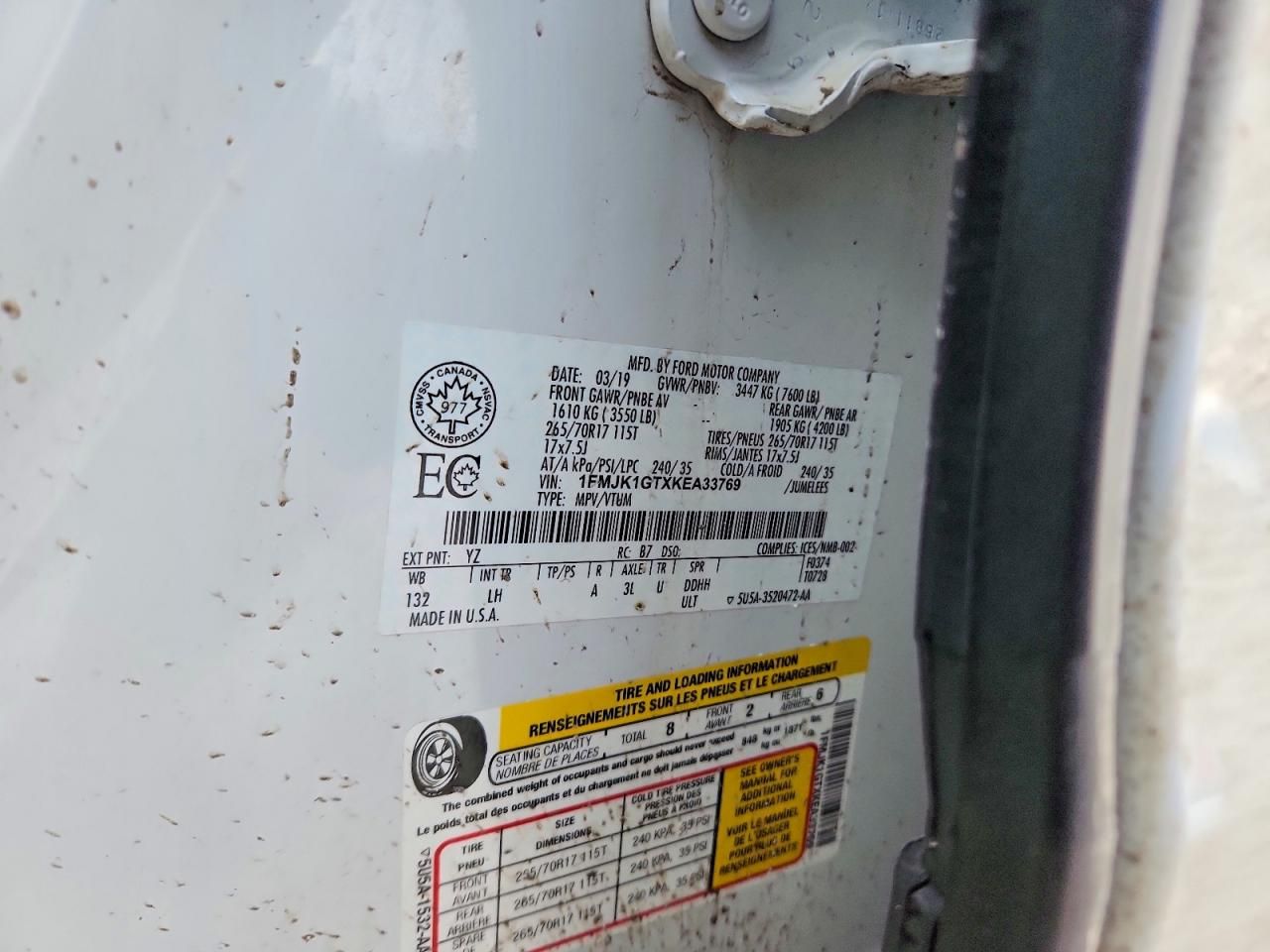 2019 Ford Expedition max xl