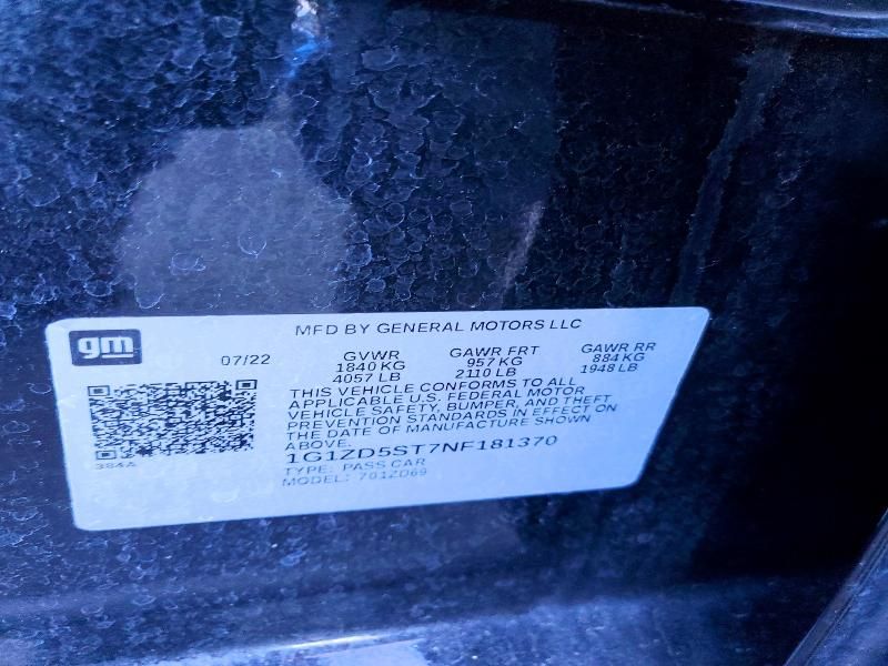 2022 Chevrolet Malibu lt