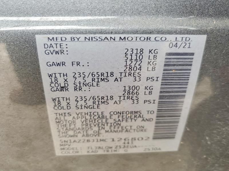 2021 Nissan Murano sv