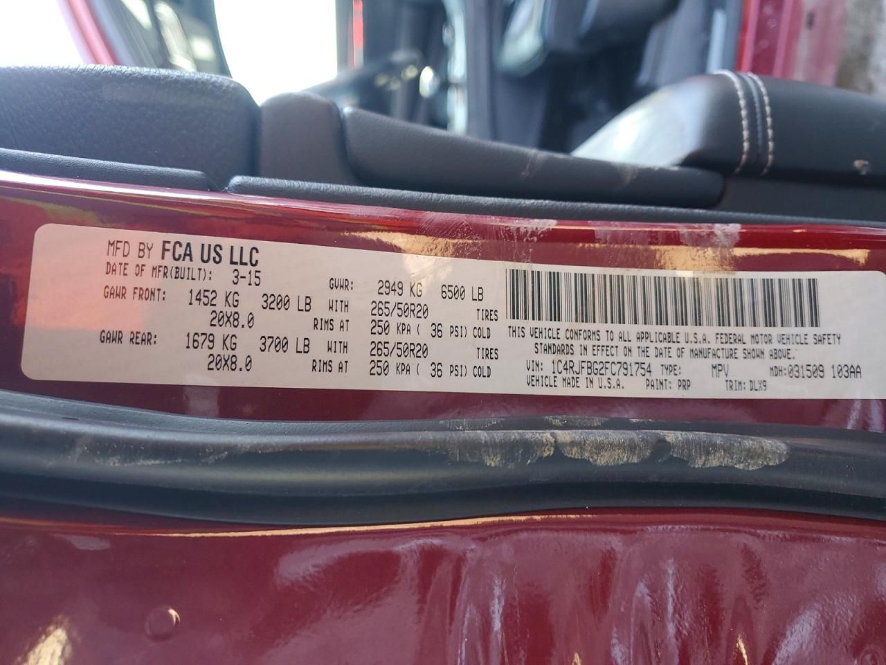 2015 Jeep Grand Cherokee Limited