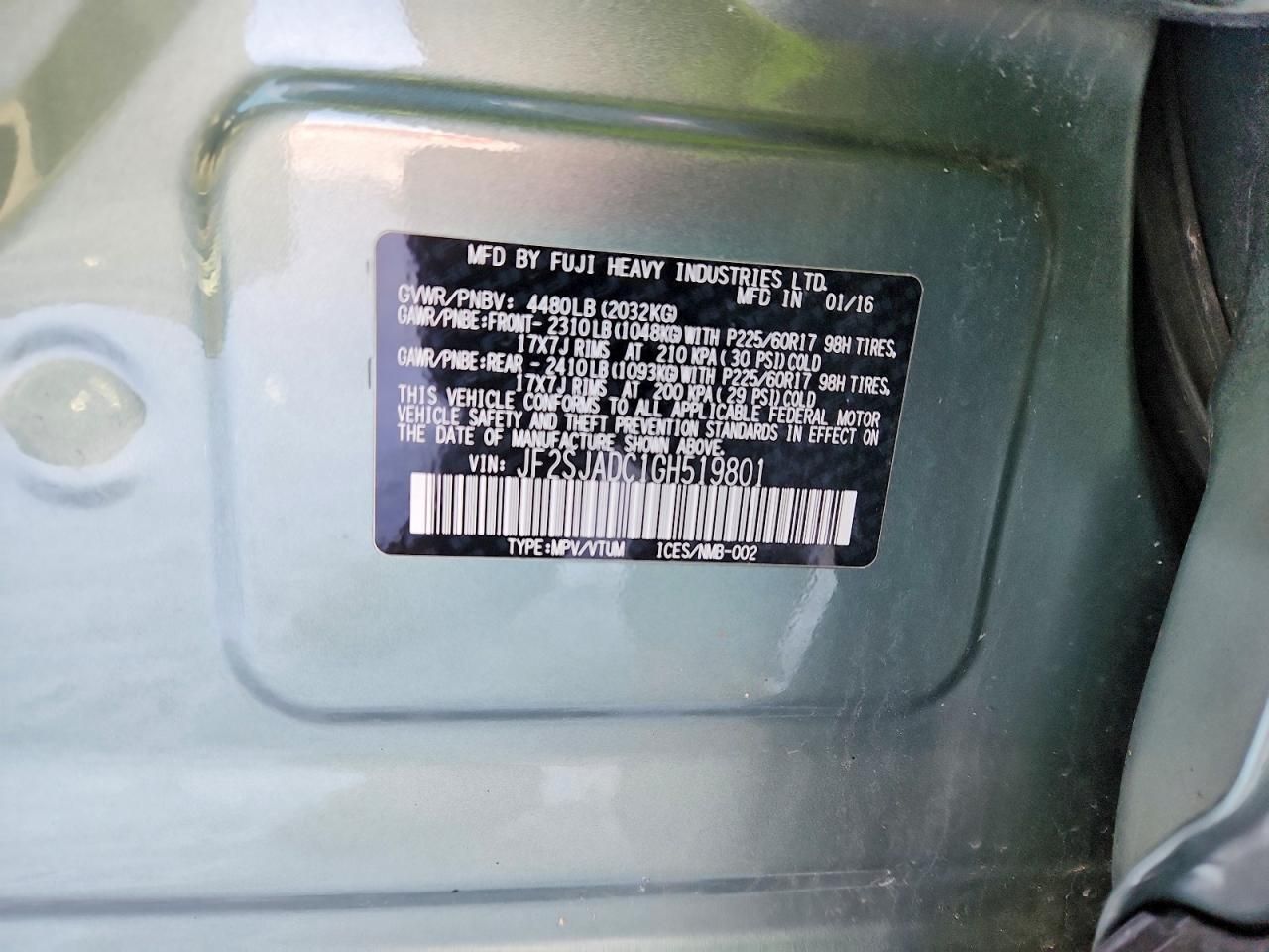 2016 Subaru Forester 2.5i Premium