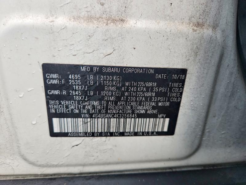 2019 Subaru Outback 2.5i Limited