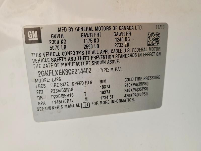 2012 GMC Terrain slt