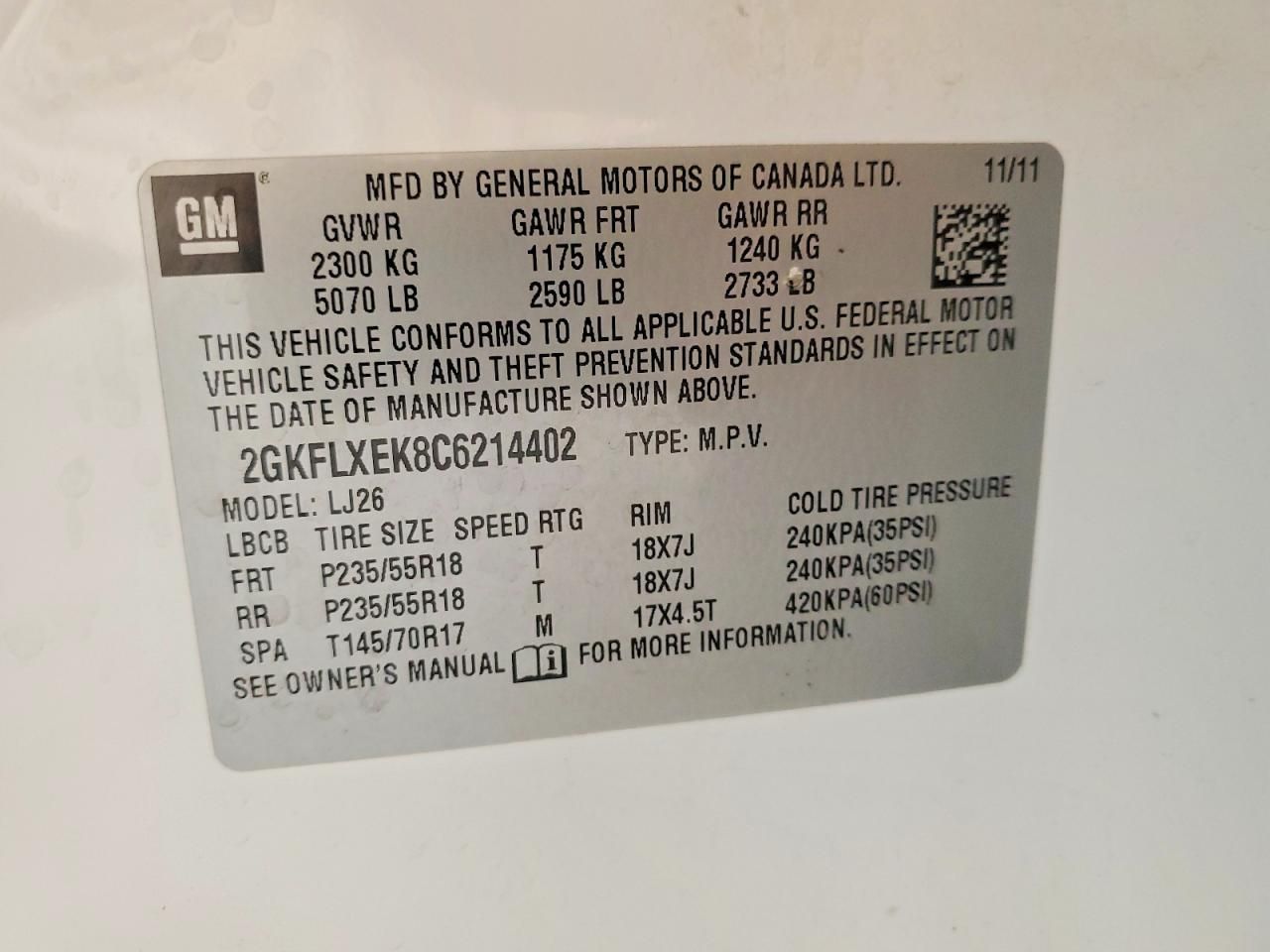 2012 GMC Terrain slt