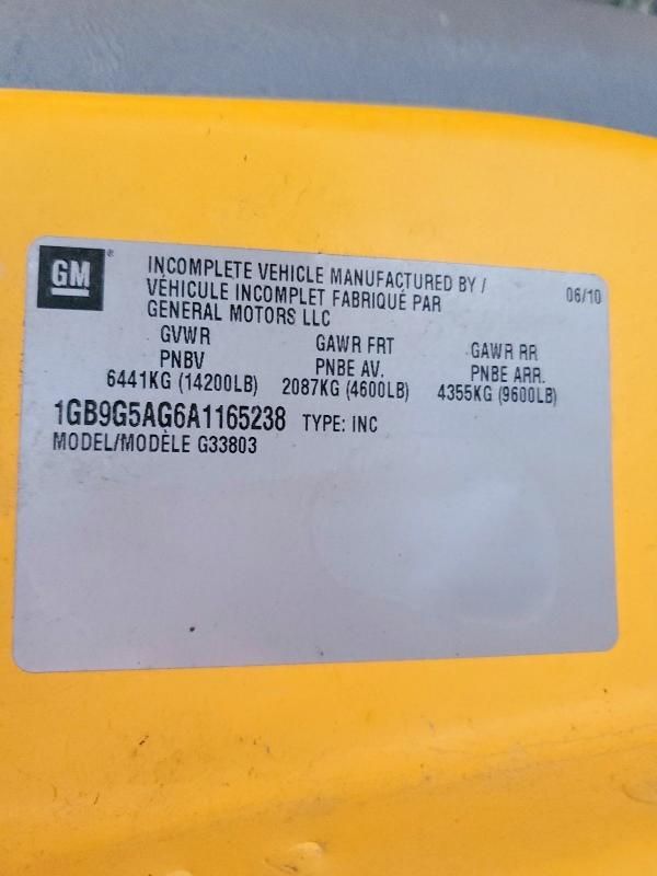 2010 Chev 2010 Thomas Minotour G4500