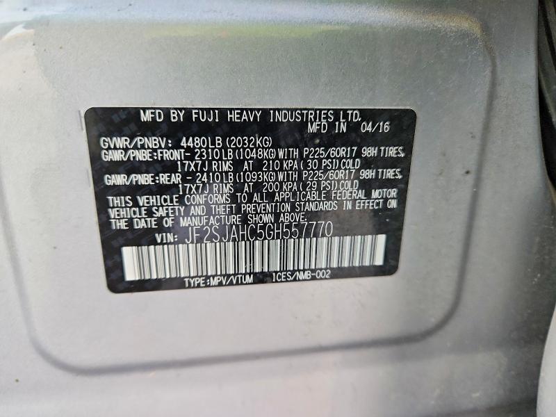 2016 Subaru Forester 2.5i Limited