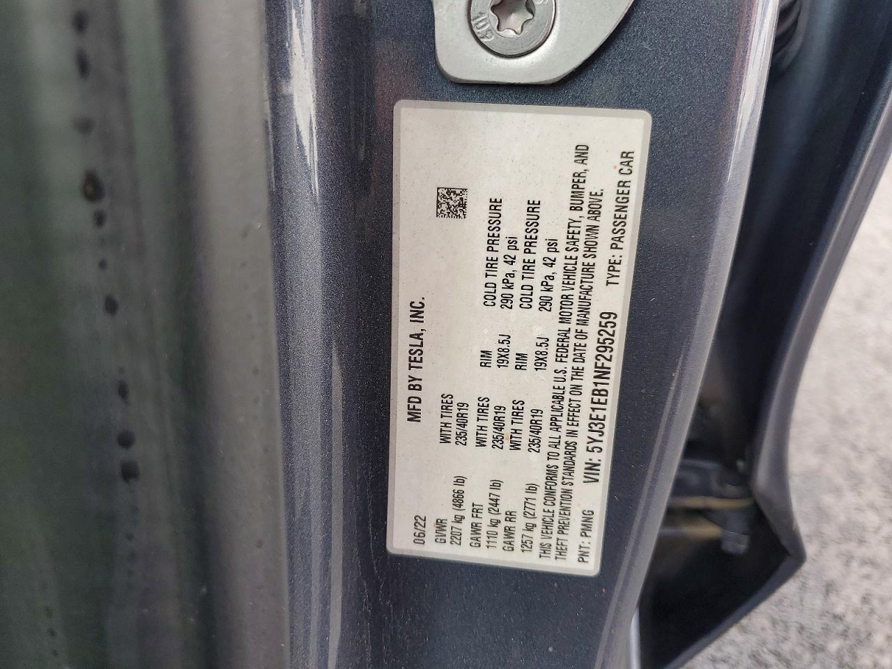 2022 Tesla Model 3
