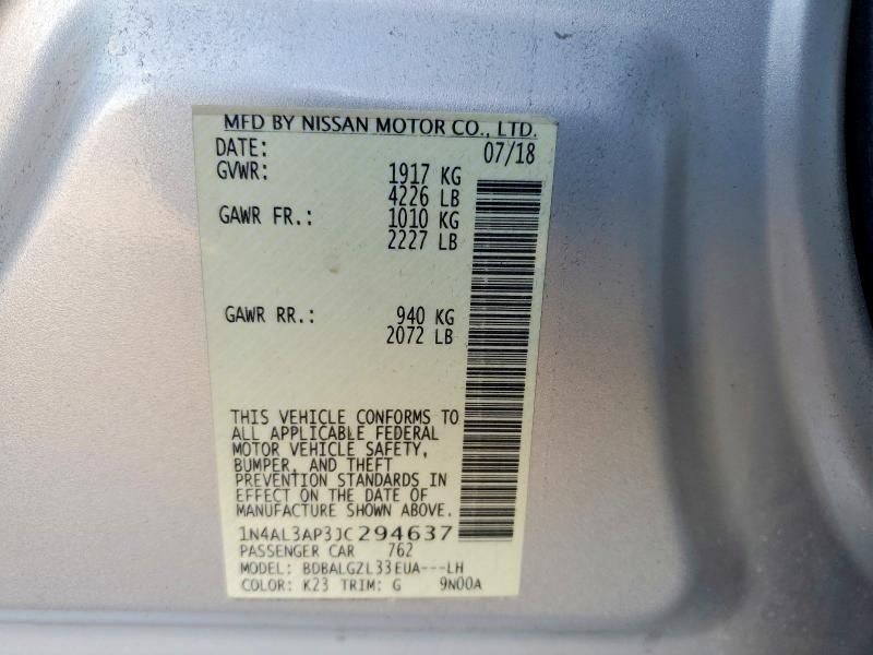 2018 Nissan Altima 2.5