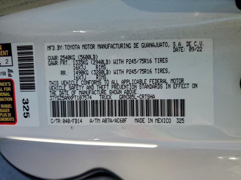 2023 Toyota Tacoma Access cab