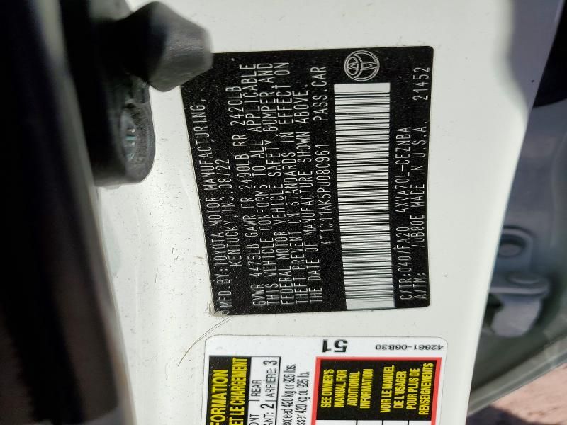 2023 Toyota Camry le