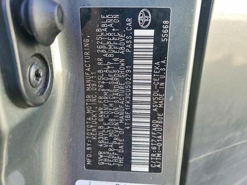 2012 Toyota Camry Base