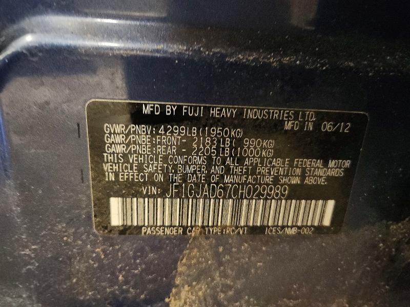 2012 Subaru Impreza Premium