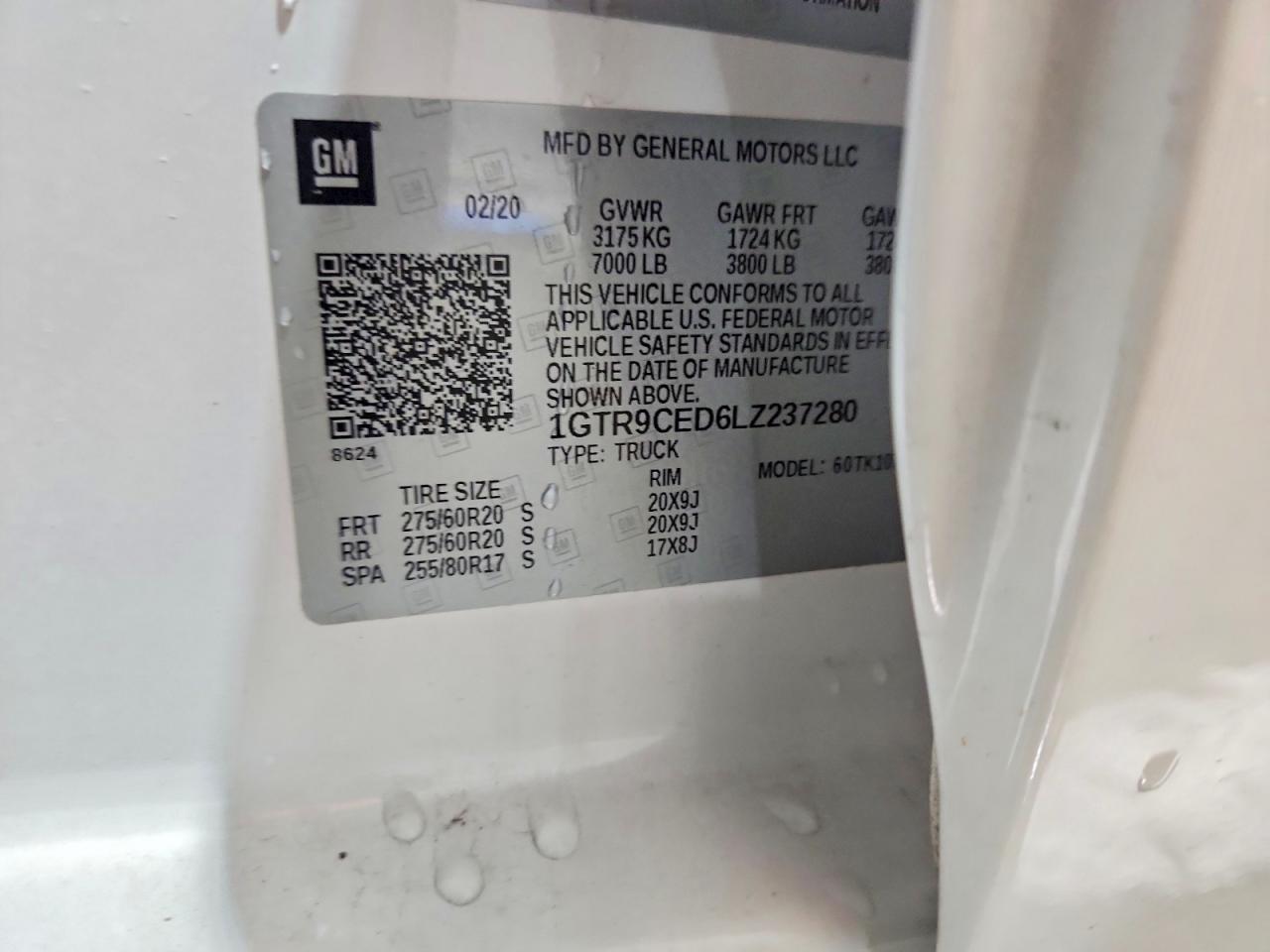 2020 GMC Sierra K1500 Elevation