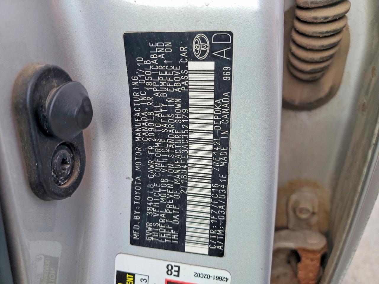2010 Toyota Corolla Base