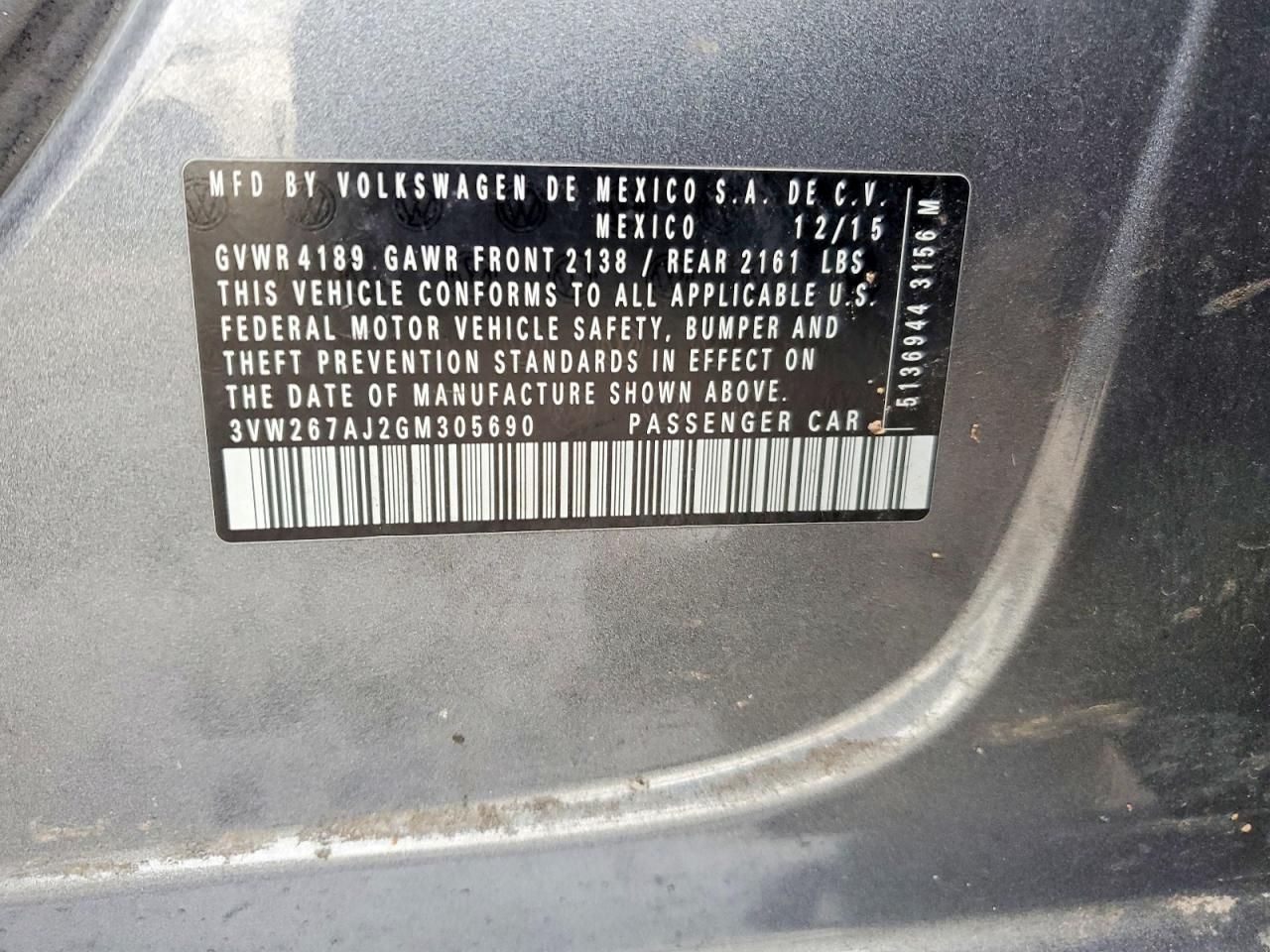 2016 Volkswagen Jetta s