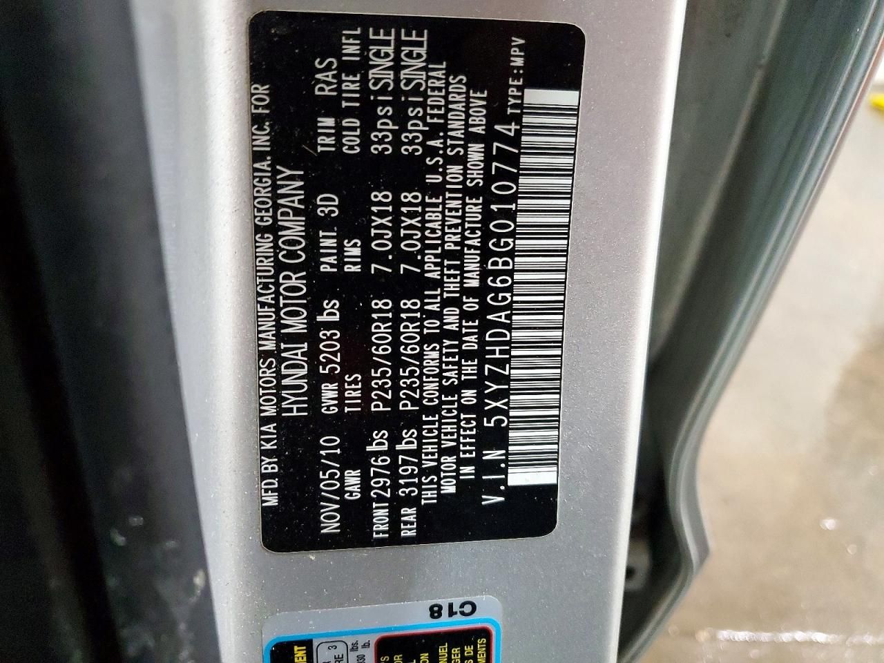 2011 Hyundai Santa fe se