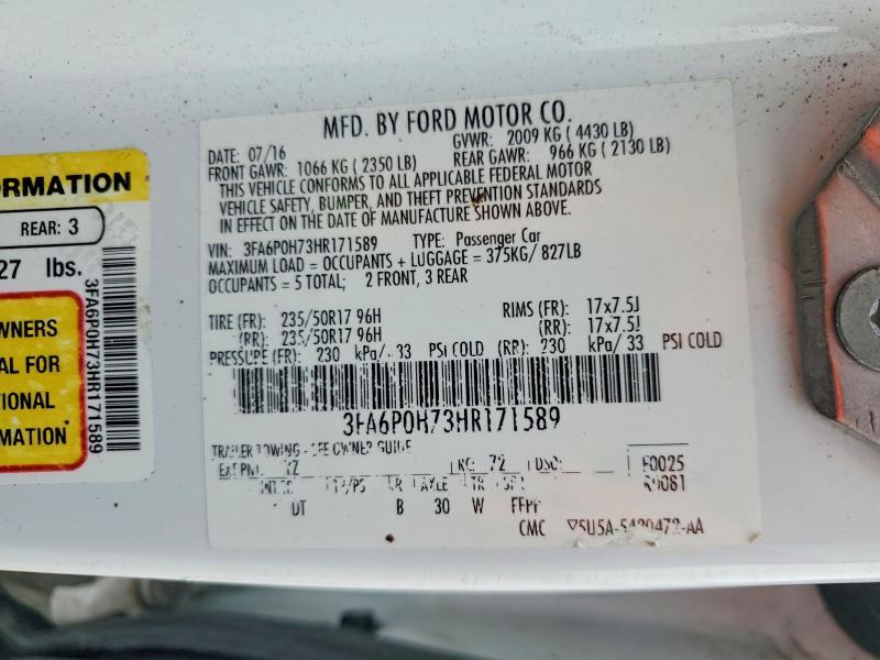 2017 Ford Fusion se