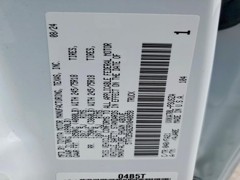 2024 Toyota Tundra Crewmax sr