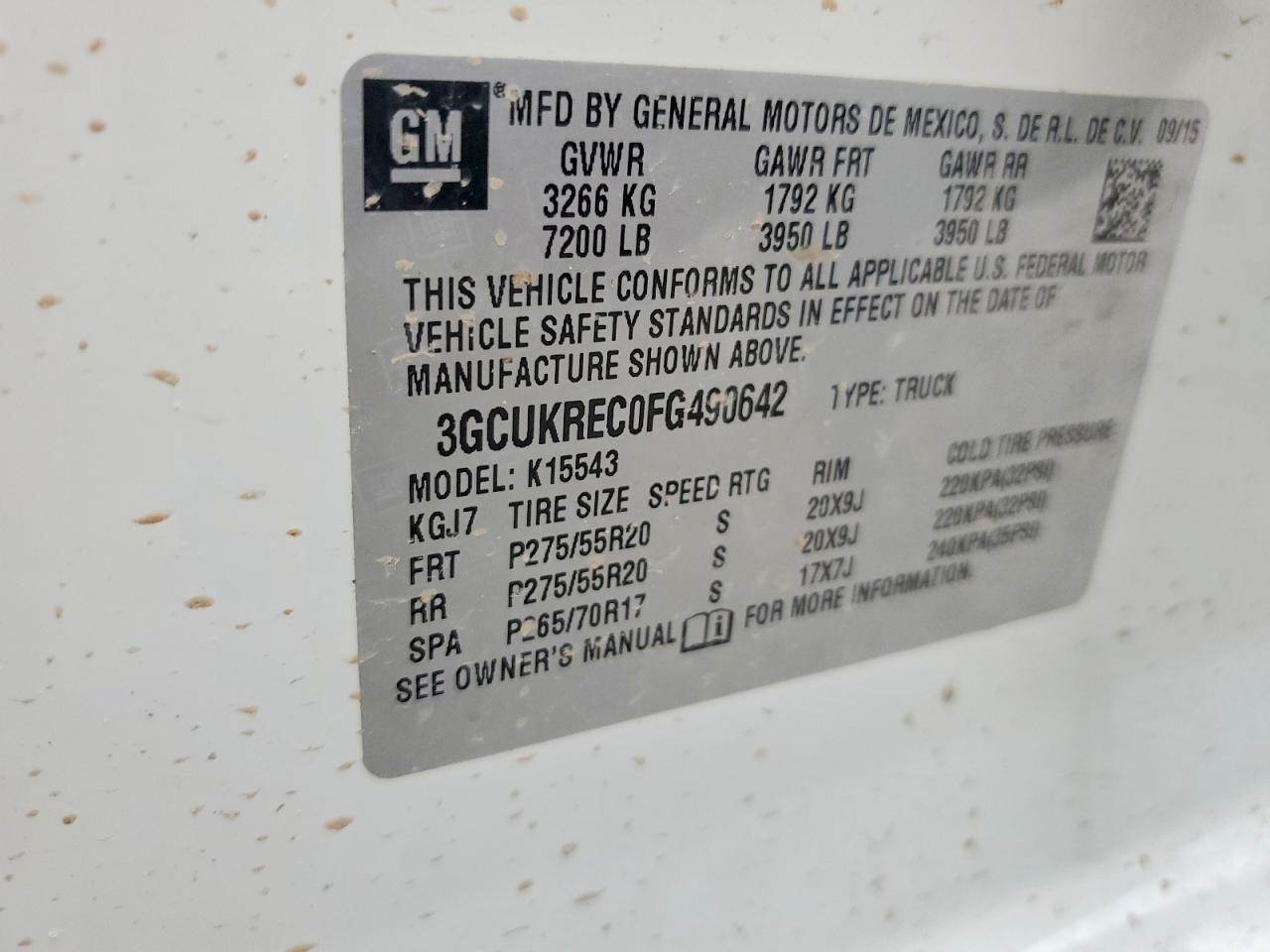 2015 Chevrolet Silverado K1500 LT