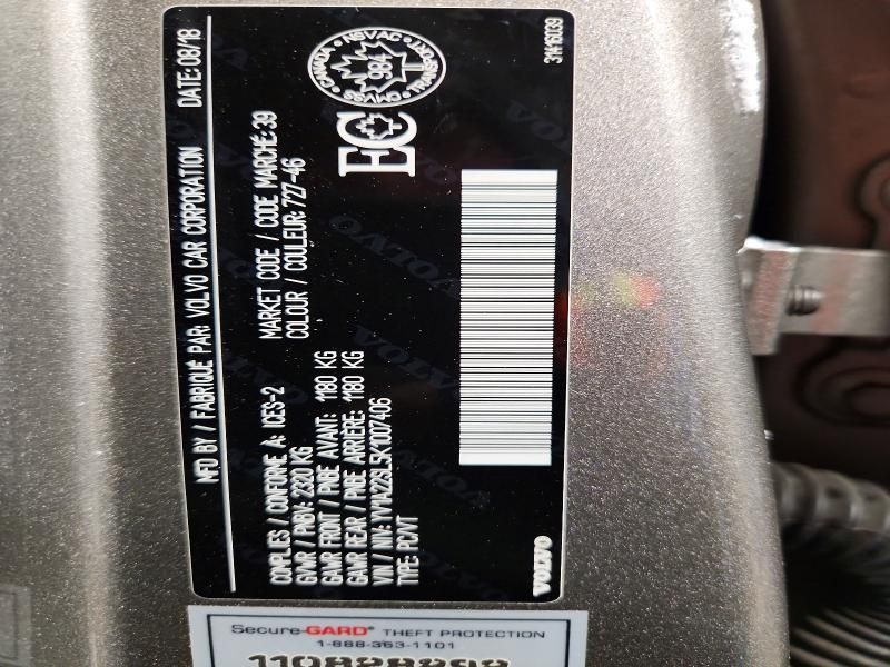 2019 Volvo V60 T6 Inscription