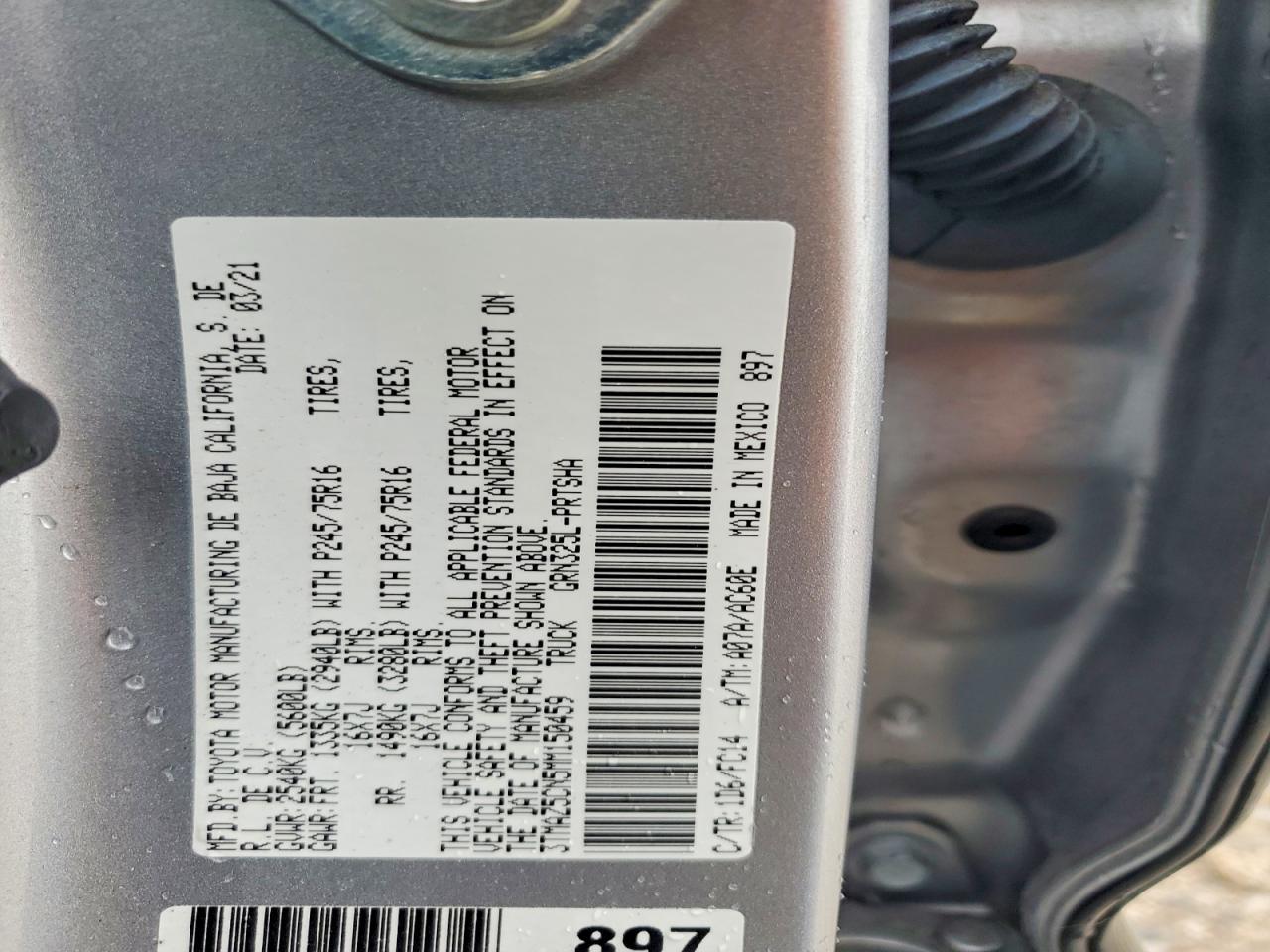 2021 Toyota Tacoma SR5 V6