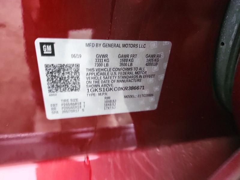 2019 GMC Yukon xl C1500 slt