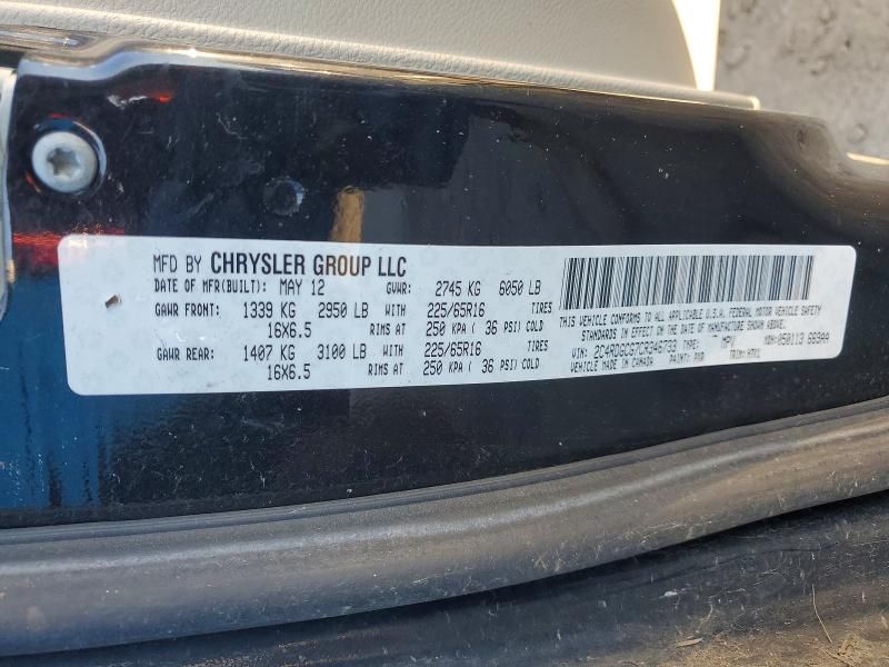 2012 Dodge Grand Caravan sxt