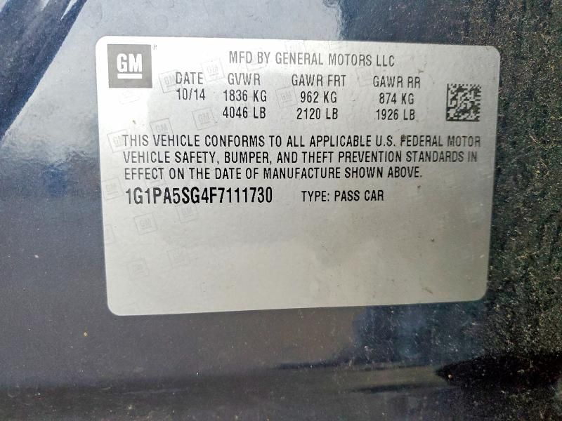 2015 Chevrolet Cruze ls