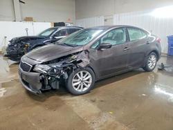 Salvage cars for sale from Copart Elgin, IL: 2017 KIA Forte lx