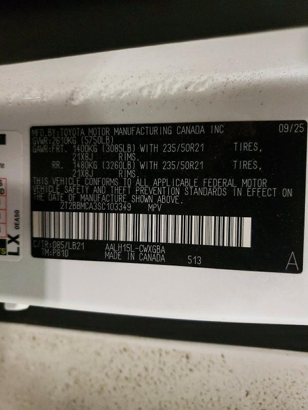 2025 Lexus Rx 350h Base