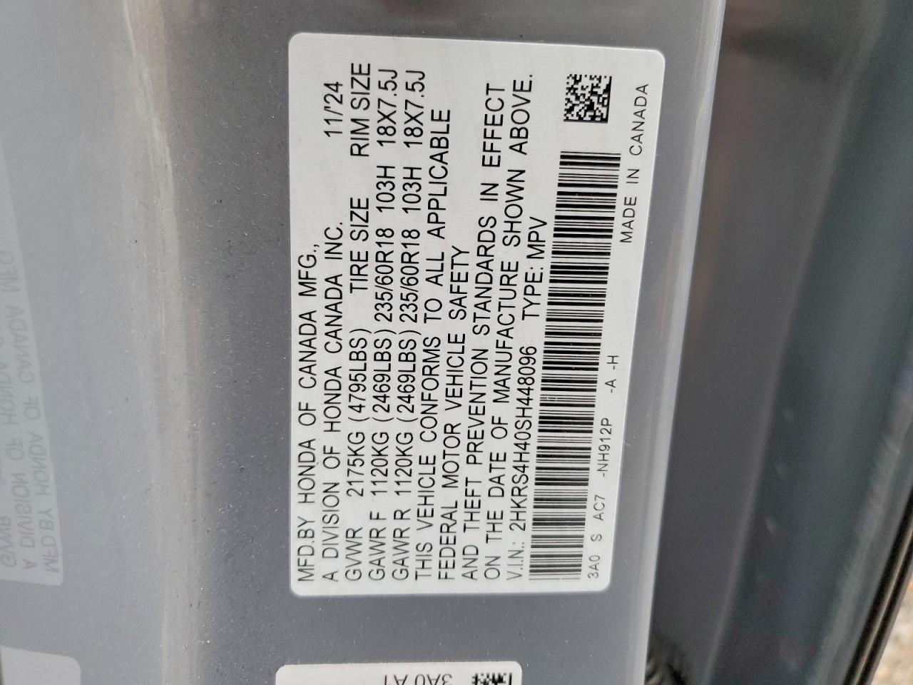 2025 Honda Cr-v ex