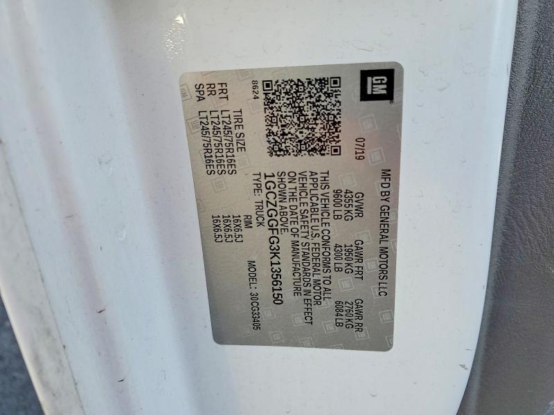 2019 Chev Rolet Express 3500 Utility / Service Van